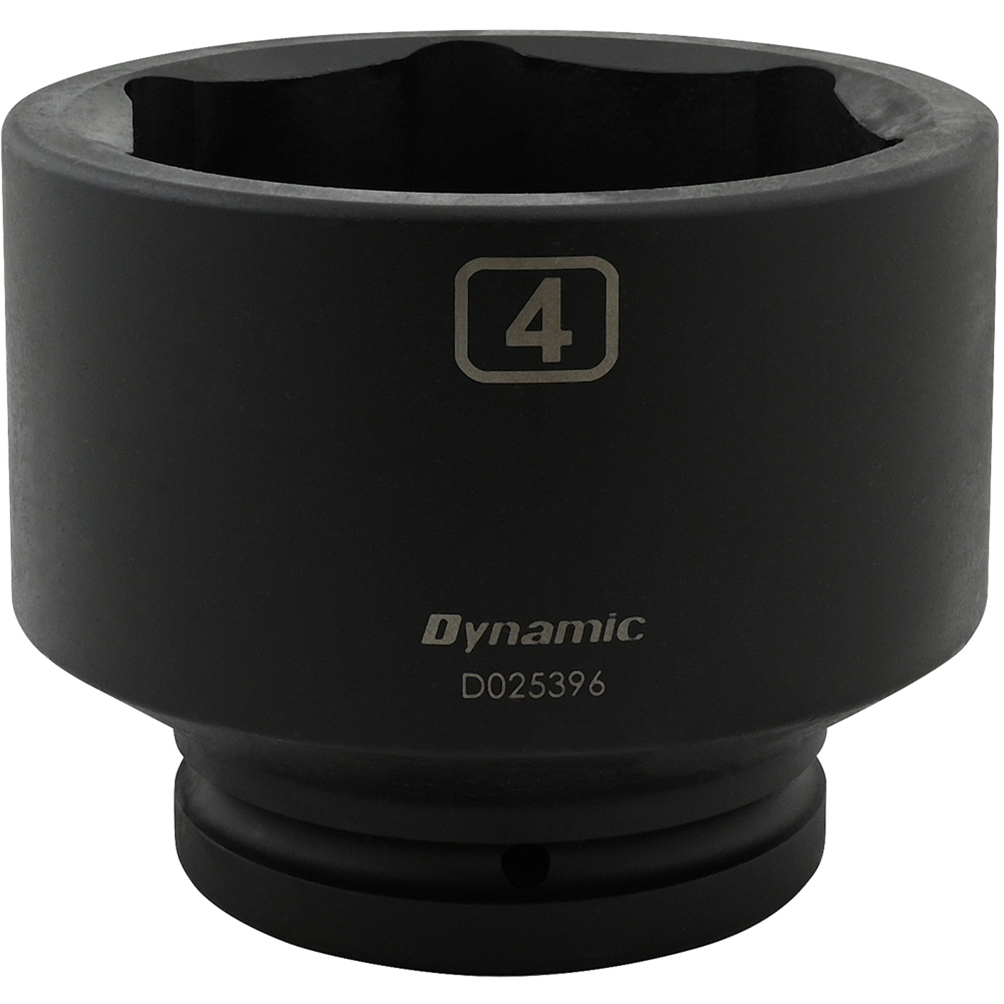 Dynamic Tools 4'' X 1" Drive, 6 Point Standard Length, Impact Socket